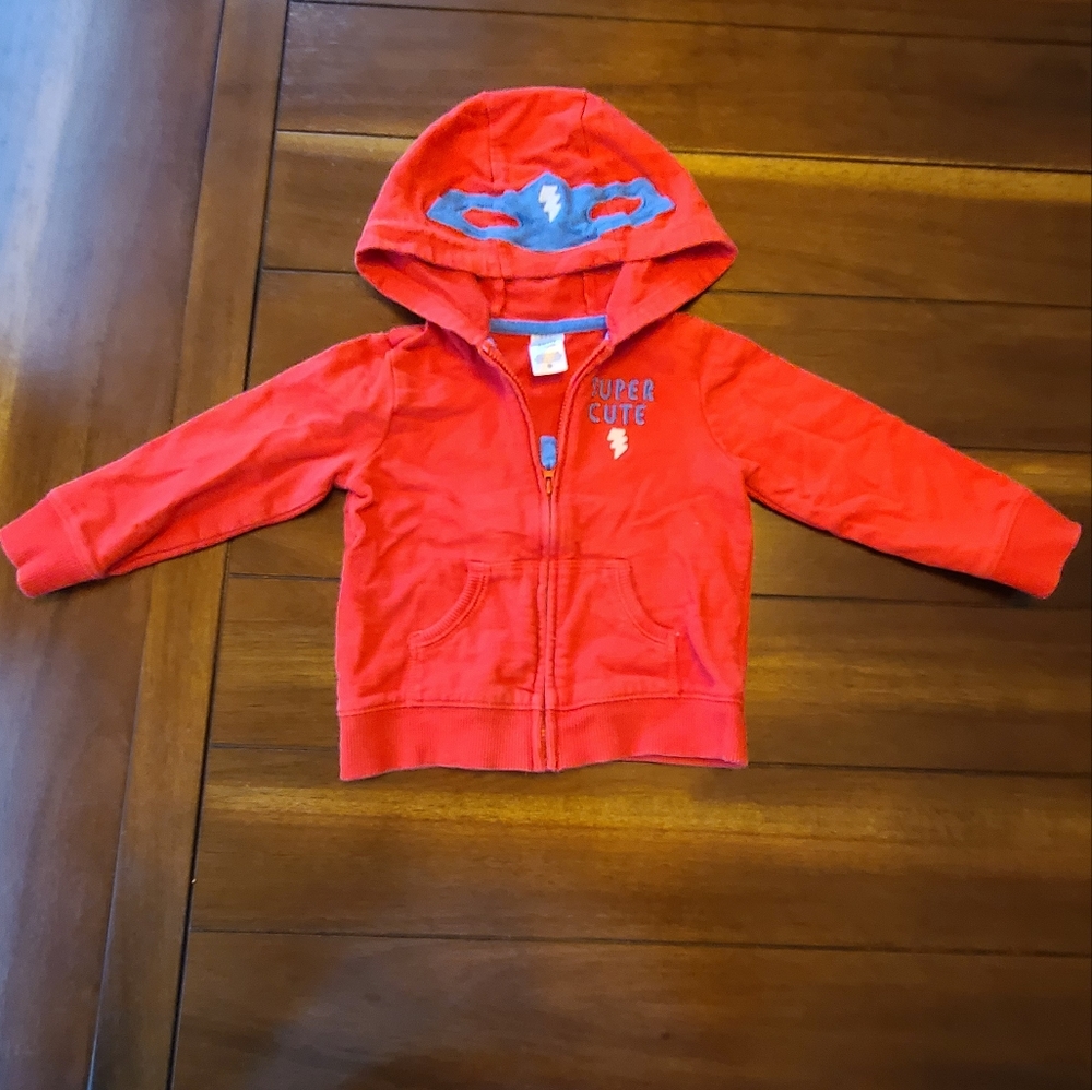 Superhero hoodie 18m